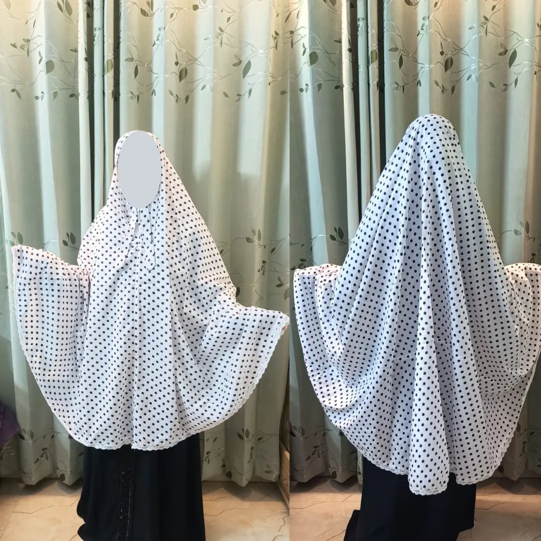 Cotton Semi Long Salat Hijab SH102