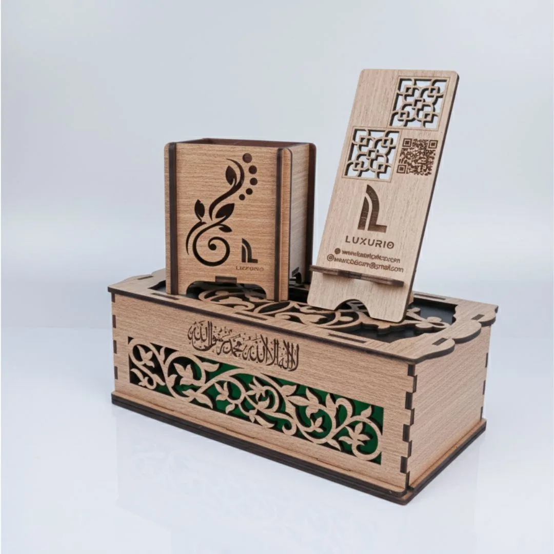 🌿 Luxury Tissue Wooden Box – প্রিমিয়াম কাঠের শোভা আপনার ঘরে