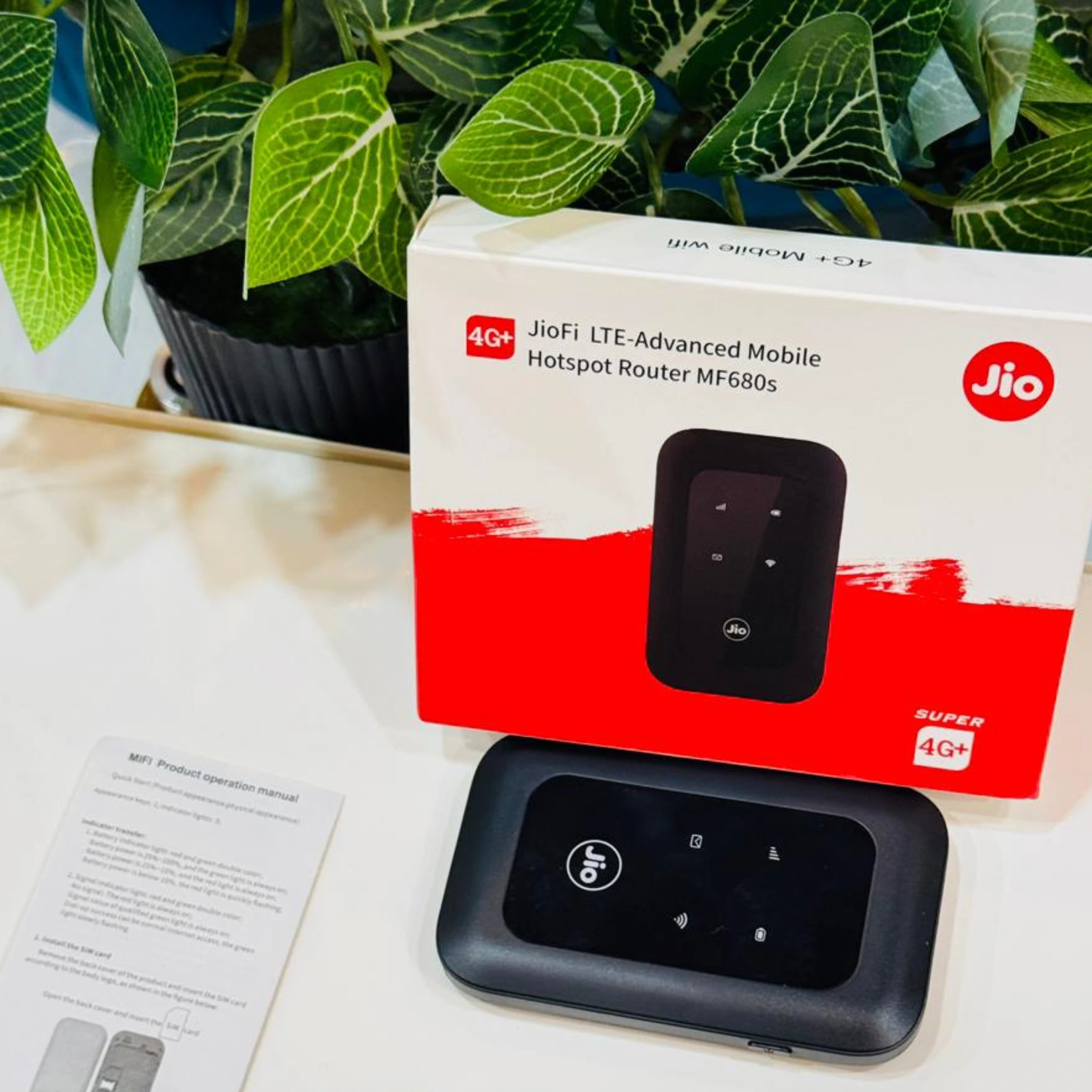 JioFi LTE-Advanced Mobile Hotspot Router (MF680s)
