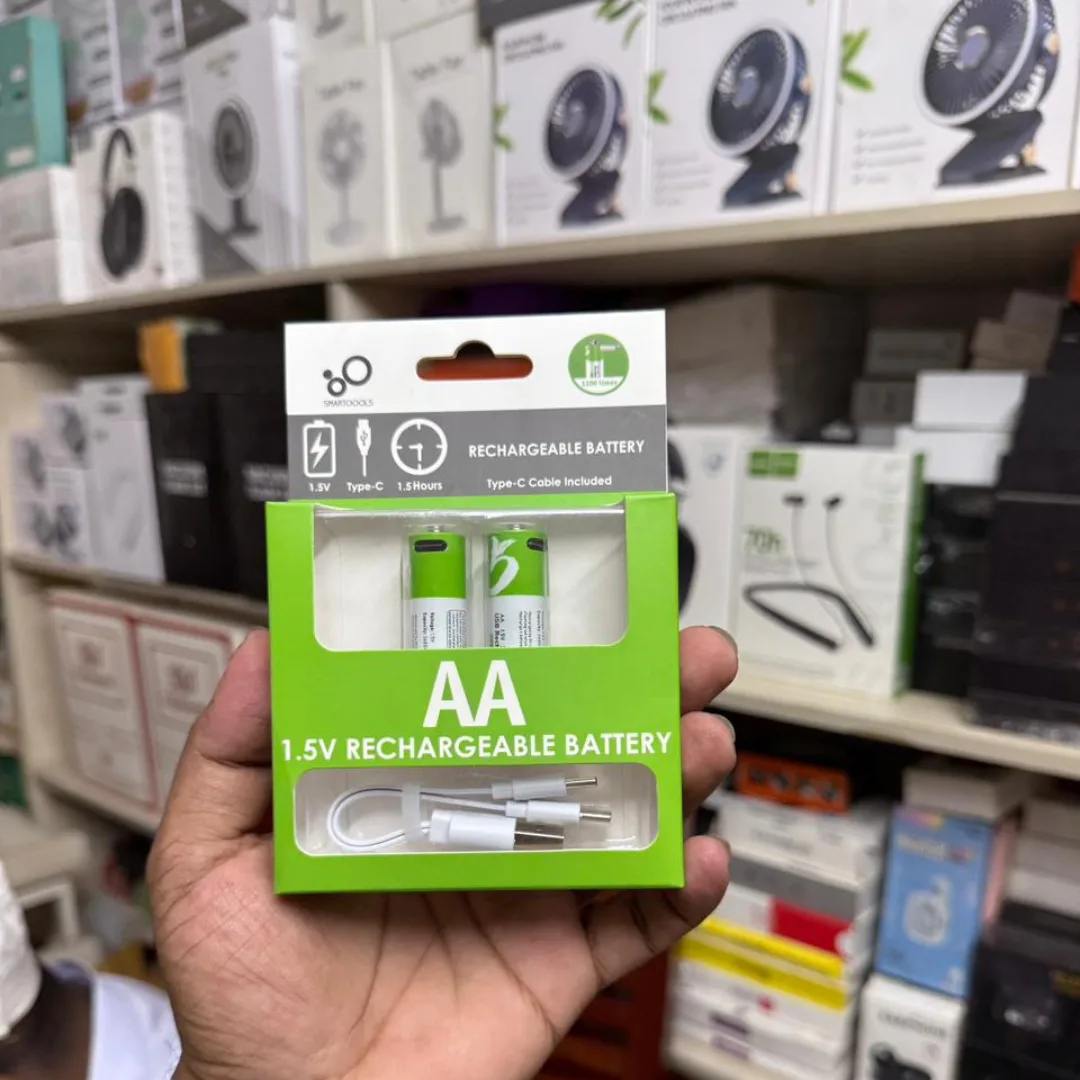 🔋 AAA 1.5V Rechargeable Pencil Battery with Type-C Dual Charging Cable ( Micro Battery) 🔋