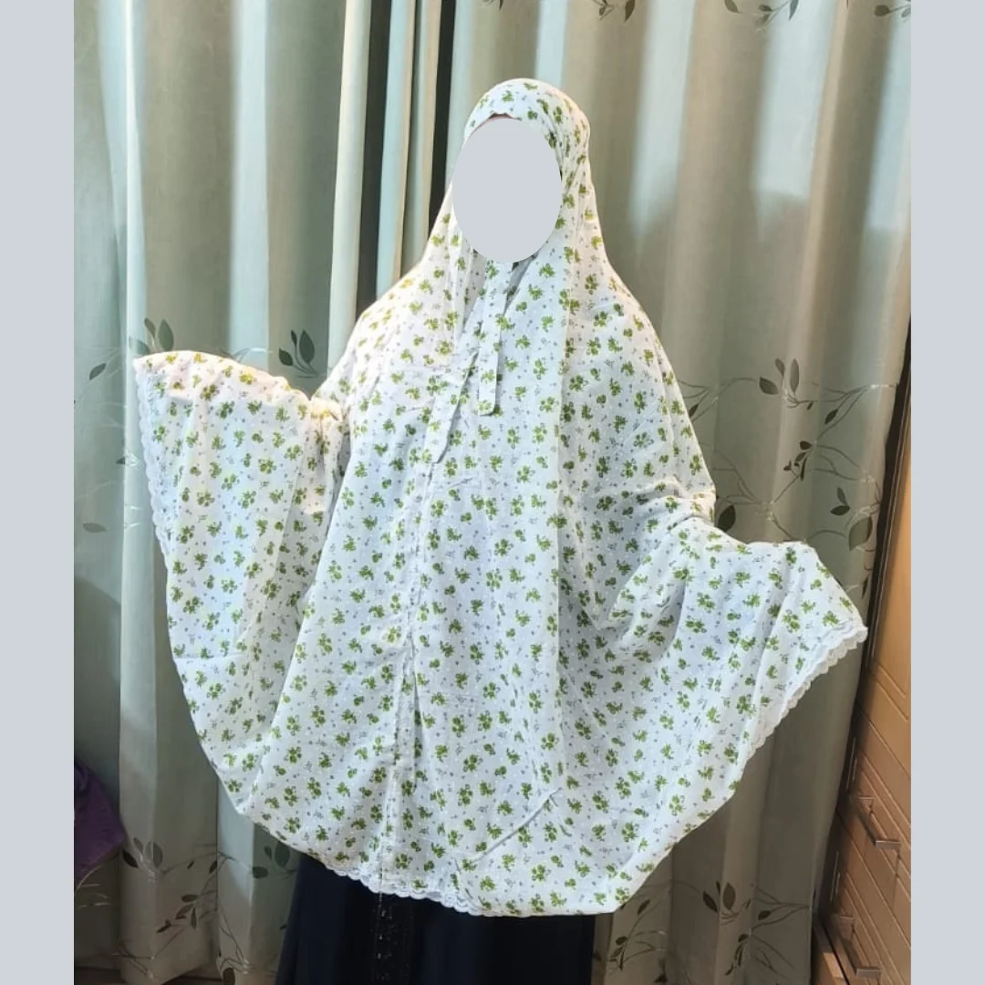 Cotton Semi Long Salat Hijab SH105